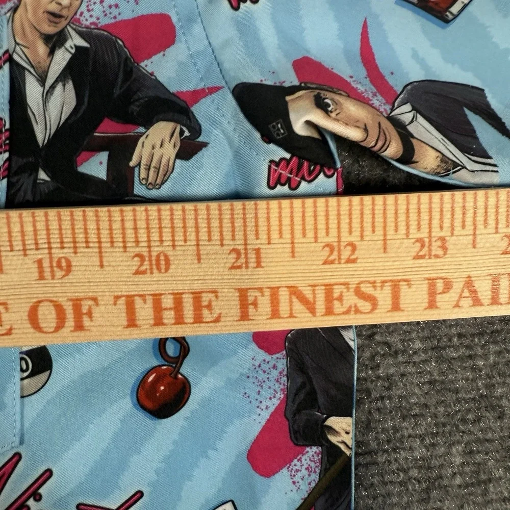 RSVLTS The‎ Office Shirt Mens Large Blue 